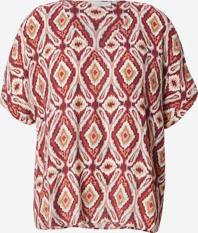 ONLY Carmakoma Pusero 'CARBELLY MIKASI' koossa 4XL värissä beige / taupe / oranssi / punainen, Tuotenäkymä