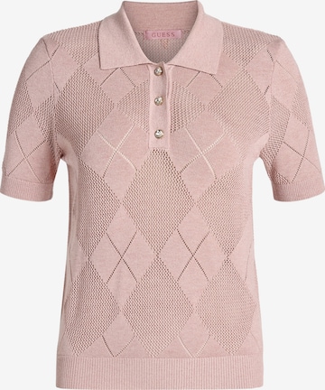 GUESS Sweter w kolorze różowy: przód