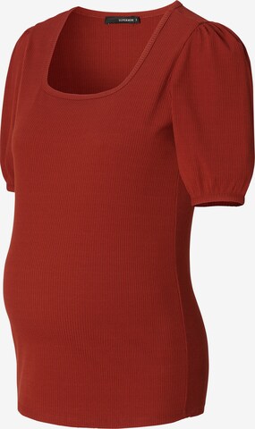 Supermom Shirt 'Fannett' in Rood: voorkant