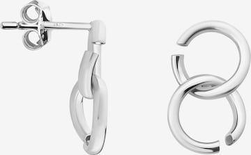 Sofia Milani Ohrringe 'Circles' in Silber: Vorderseite
