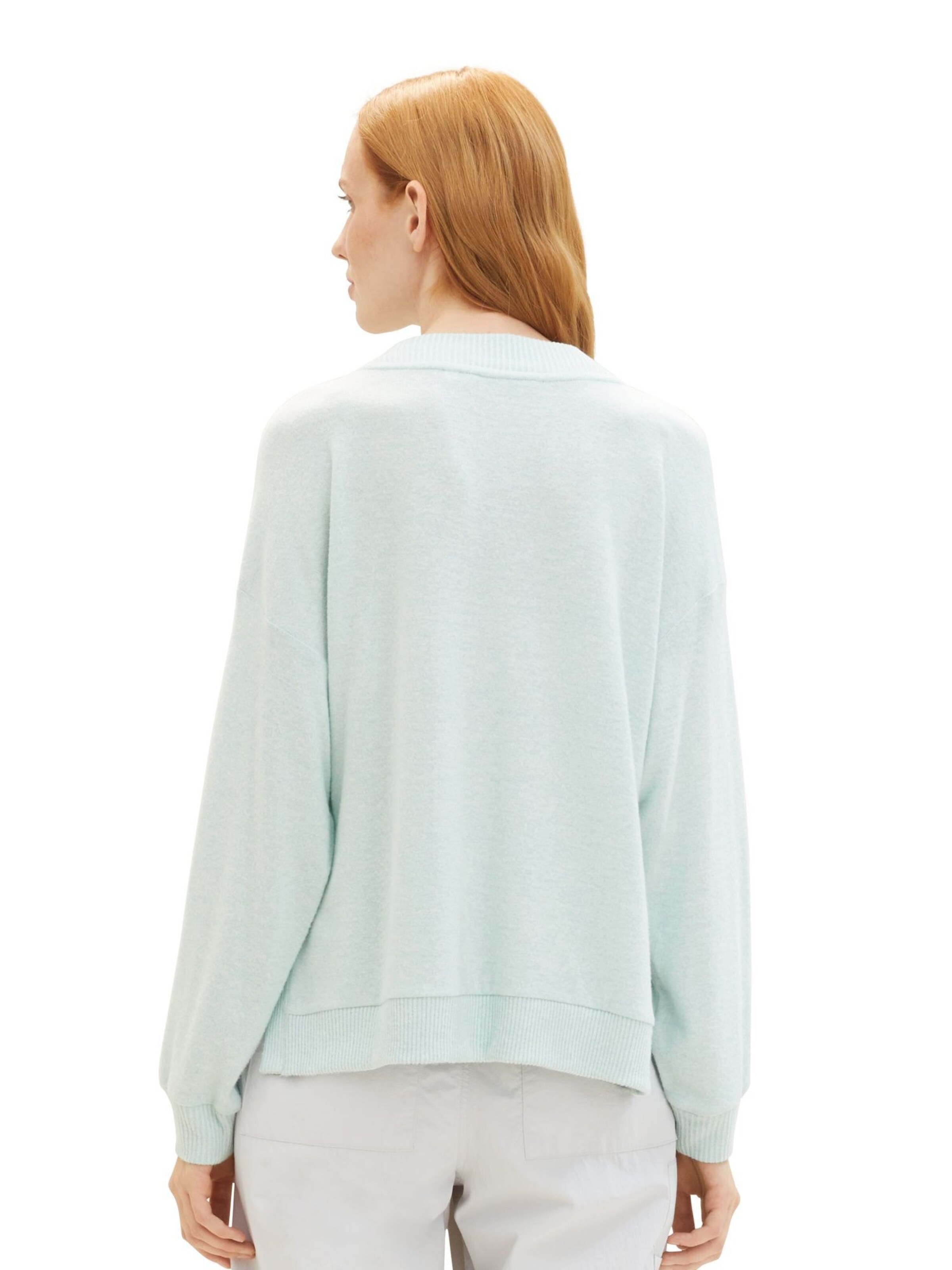 TOM TAILOR Sweatshirt in Groen