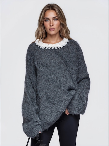Ombre Pullover‌‌‌‌‌‌ in Grau: Vorderseite