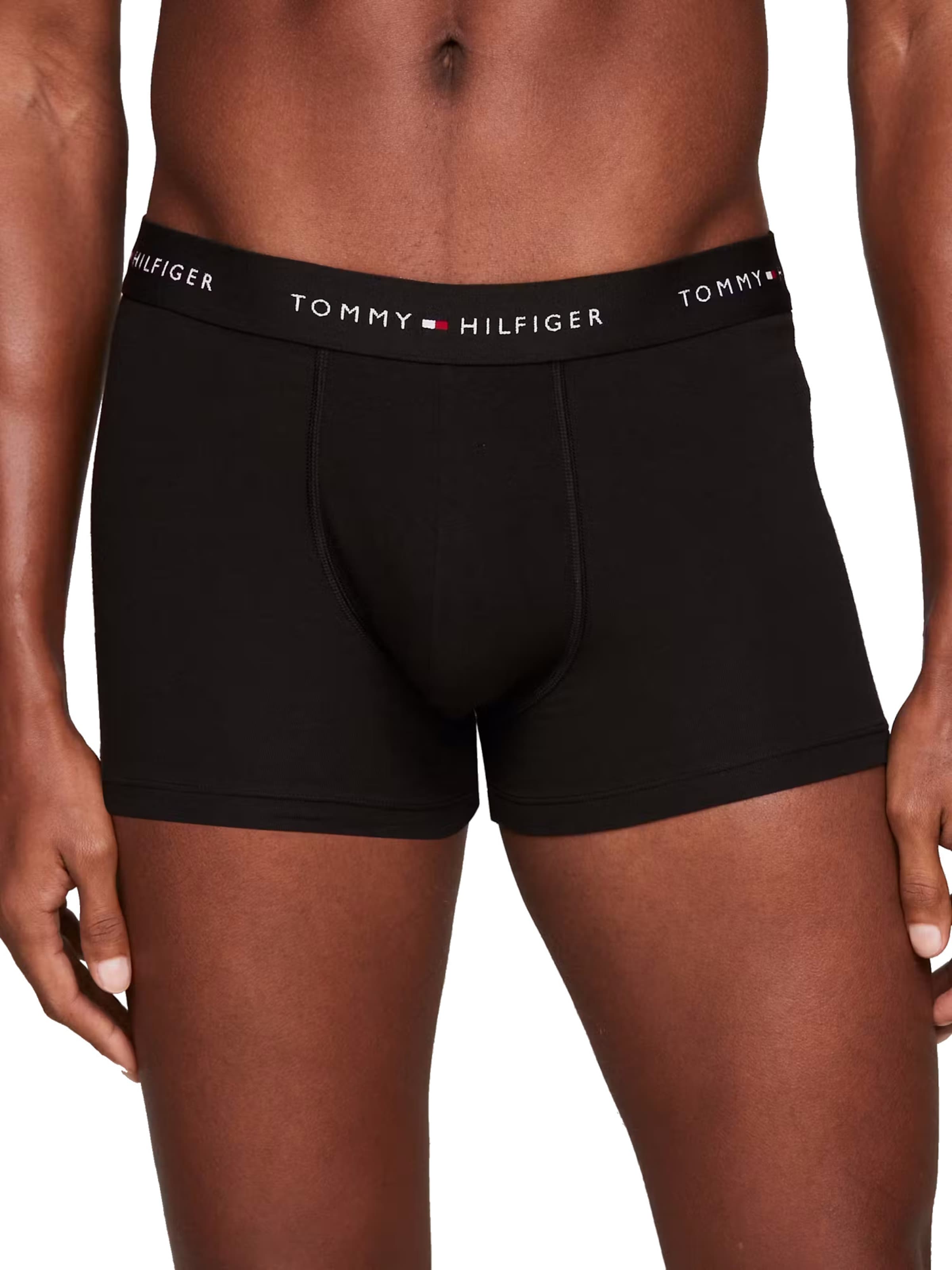 Tommy Hilfiger Underwear Шорты Боксеры 'Essential' в Черный: спереди