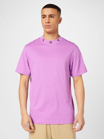 Calvin Klein Jeans Skjorte i lilla: forside