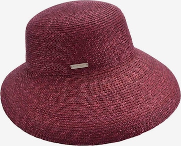 Seeberger Hat 'Hut' in Red: front