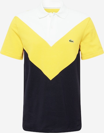 LACOSTE Тениска в жълто: отпред