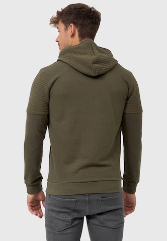 INDICODE JEANS Sweatshirt 'Franz' in Groen