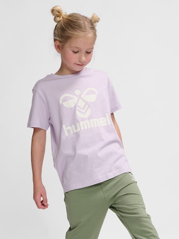 Hummel Shirt 'Tres' in Lila