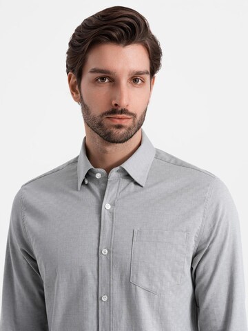 Ombre Regular fit Overhemd 'OM-SHCS-0174' in Grijs