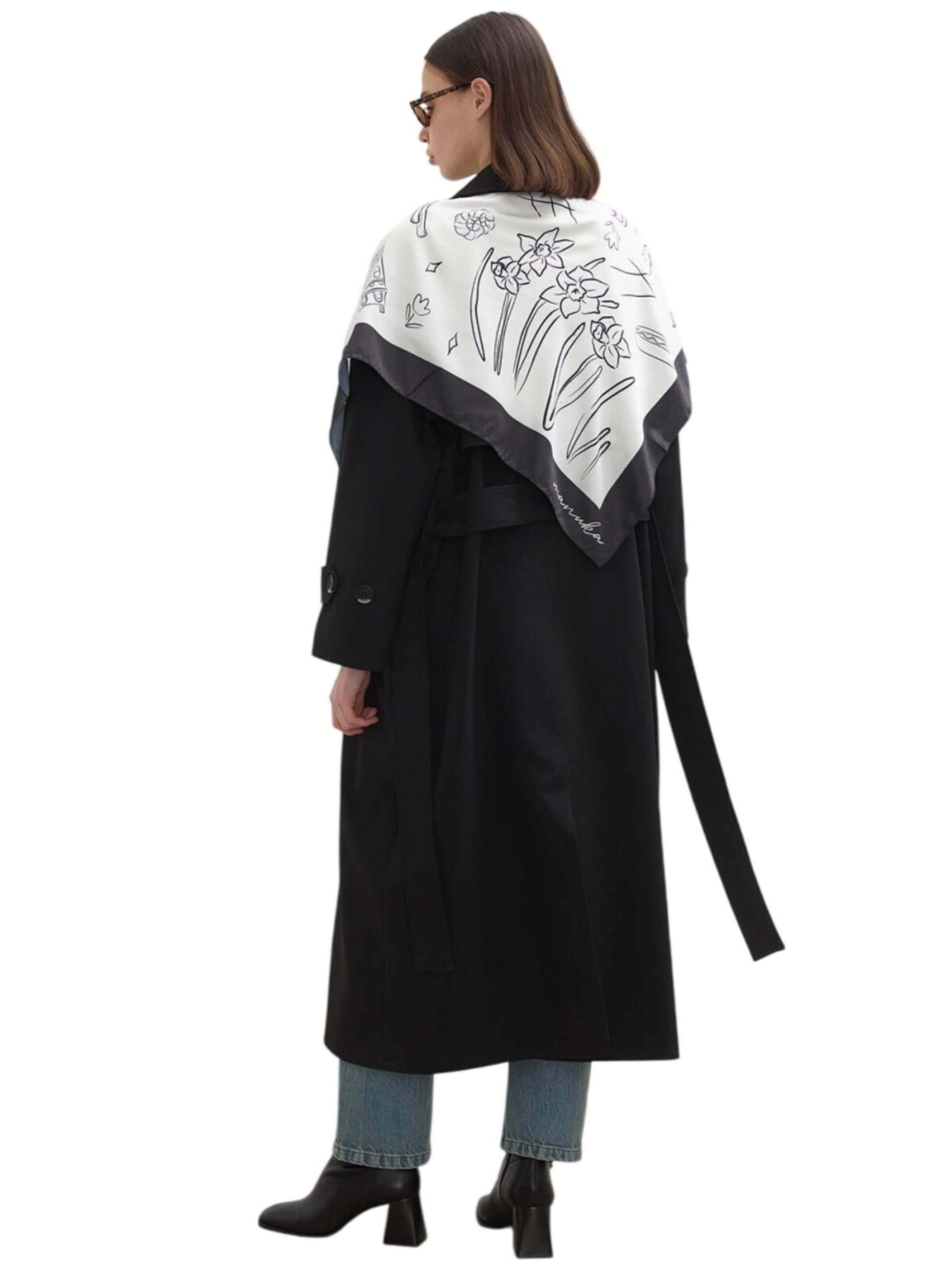 MANUKA Between-Seasons Coat in Black