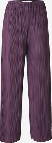 Pantalon 'UMA' Samsøe Samsøe en violet : devant