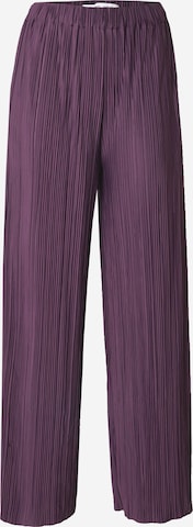 Pantalon 'UMA' Samsøe Samsøe en violet : devant