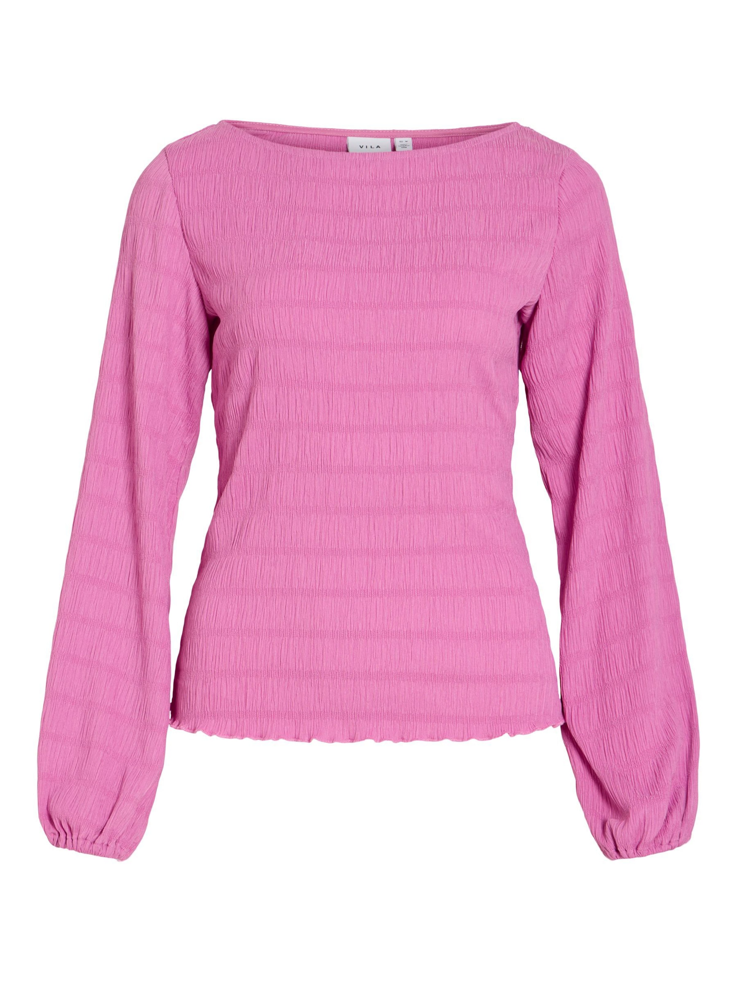 VILA Bluse 'VIINGRID' i pink: forside