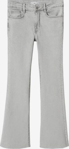 MANGO Flared Jeans i grå: forside