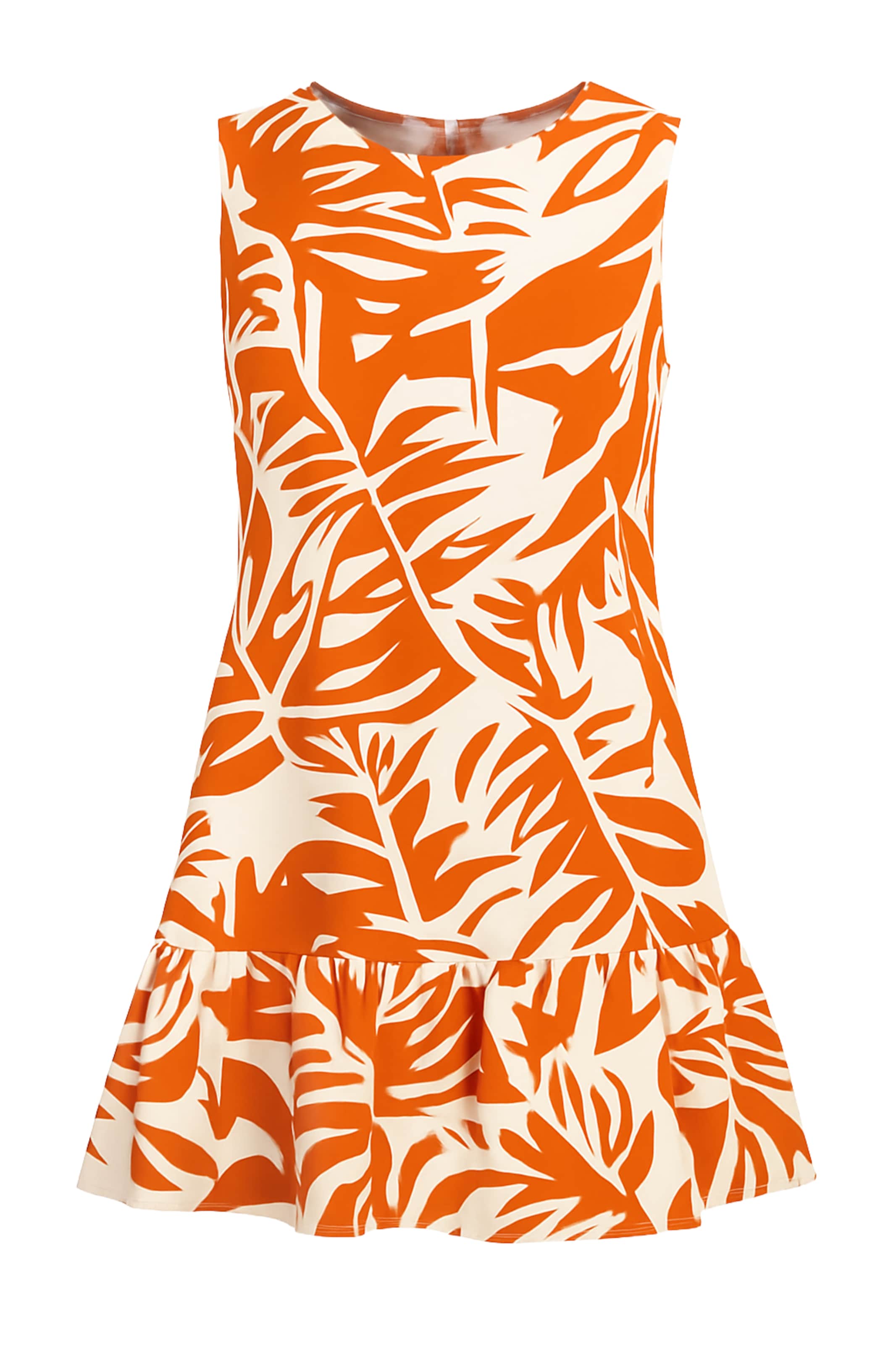 JANE's Robe d’été en homard / blanc, Vue avec produit