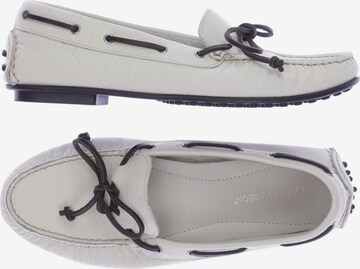 RALPH HARRISON Flats & Loafers in 38 in White: front