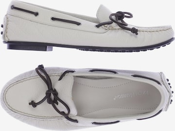 RALPH HARRISON Flats & Loafers in 38 in White: front