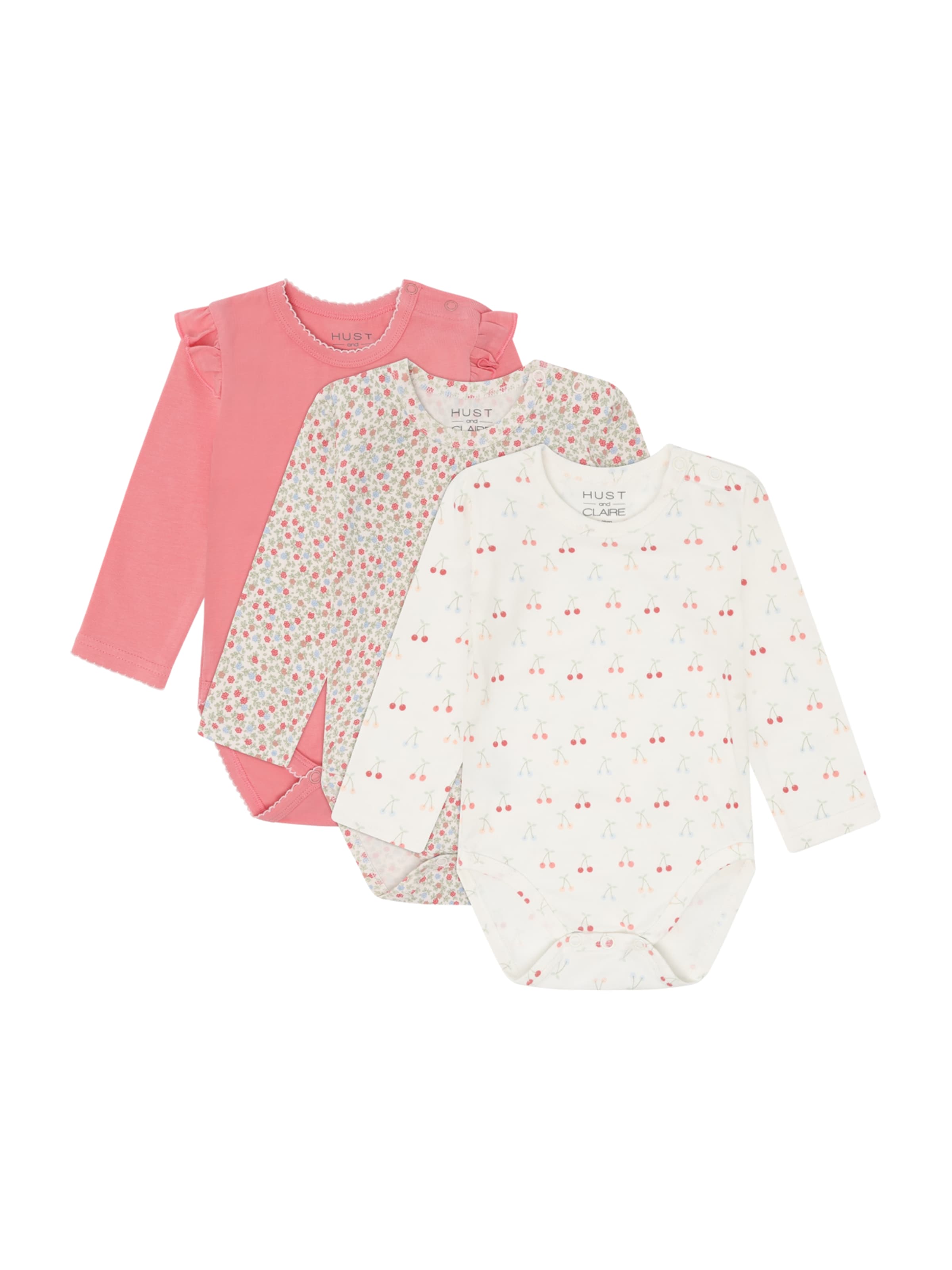 Hust & Claire Rompertje/body 'Bella' in Beige: voorkant