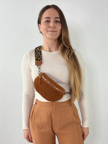 lePelou - Riñonera 'LIVIA small' en marrón