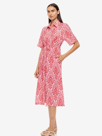 Pink Label Ljetna haljina 'BEACHWEAR RED PAISLEY' veličine 36 u roza, Pregled proizvoda