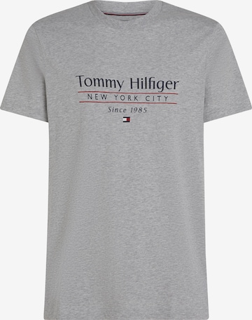 T-Shirt TOMMY HILFIGER en gris : devant