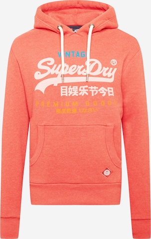 Superdry Sweatshirt in Rot: predná strana