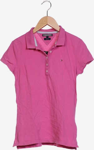 TOMMY HILFIGER Poloshirt S in Pink: predná strana