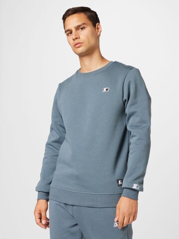 Starter Black Label Sweatshirt 'Essential' in Grijs: voorkant