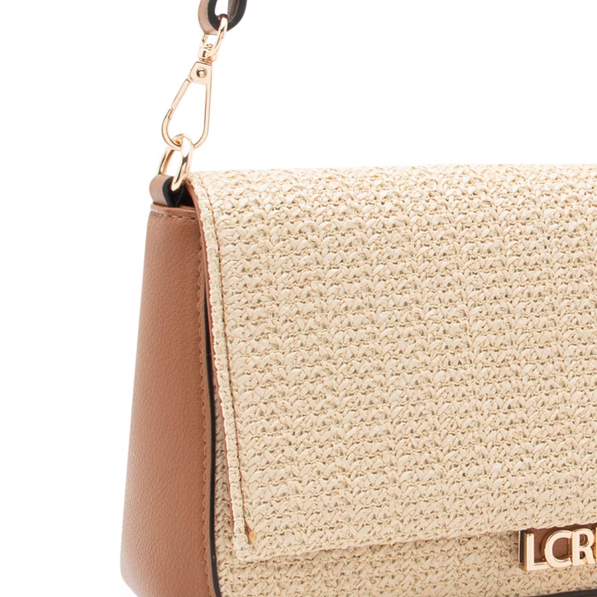 Borsa a tracolla 'Rosalie' di L.CREDI in beige
