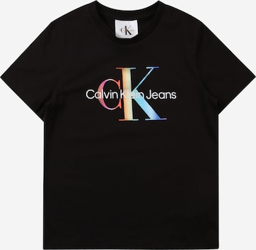 T-Shirt 'PRIDE' Calvin Klein Jeans en noir : devant