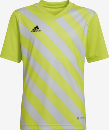 ADIDAS PERFORMANCE Performance Shirt 'Entrada 22' in Yellow: front