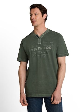 TOM TAILOR Shirt in Green: front