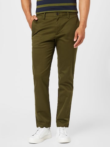 Banana Republic Slimfit Chino nadrág - zöld: elől