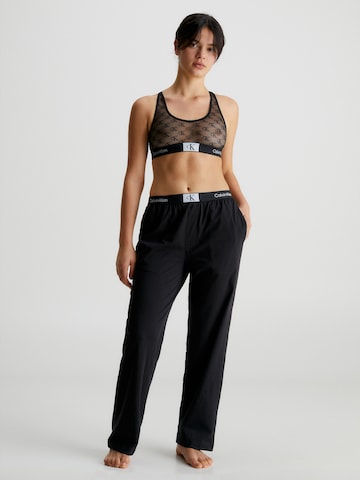 Calvin Klein UnderwearPidžama hlače 'CK96' - crna boja