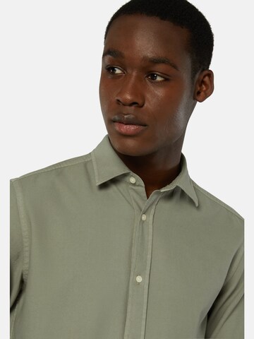 Boggi Milano - Ajuste regular Camisa de negocios en verde