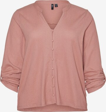 Vero Moda Curve Bluse i pink: forside