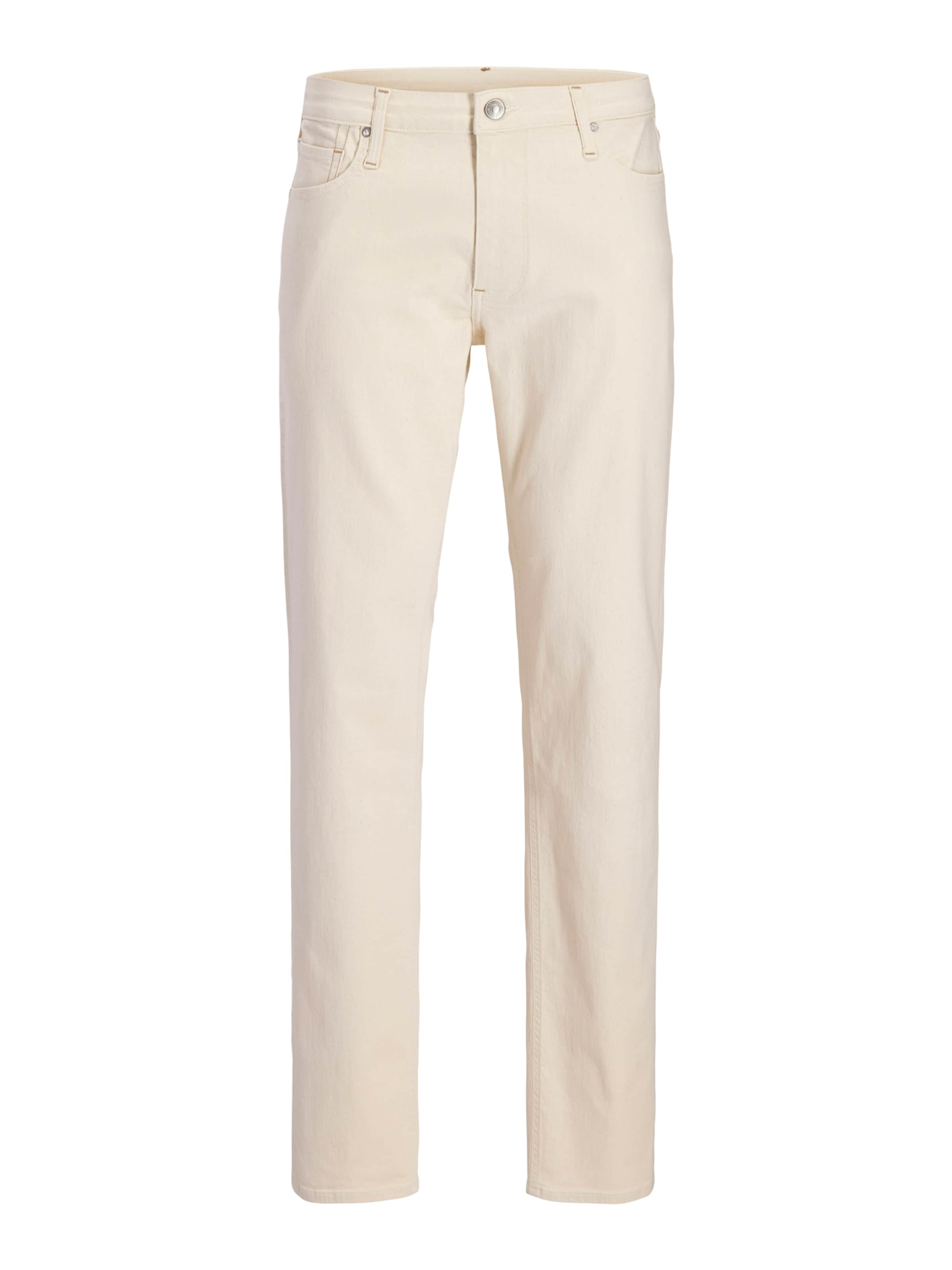 JACK & JONES - regular Vaquero 'JJIClark JJEVan' en beige: frente