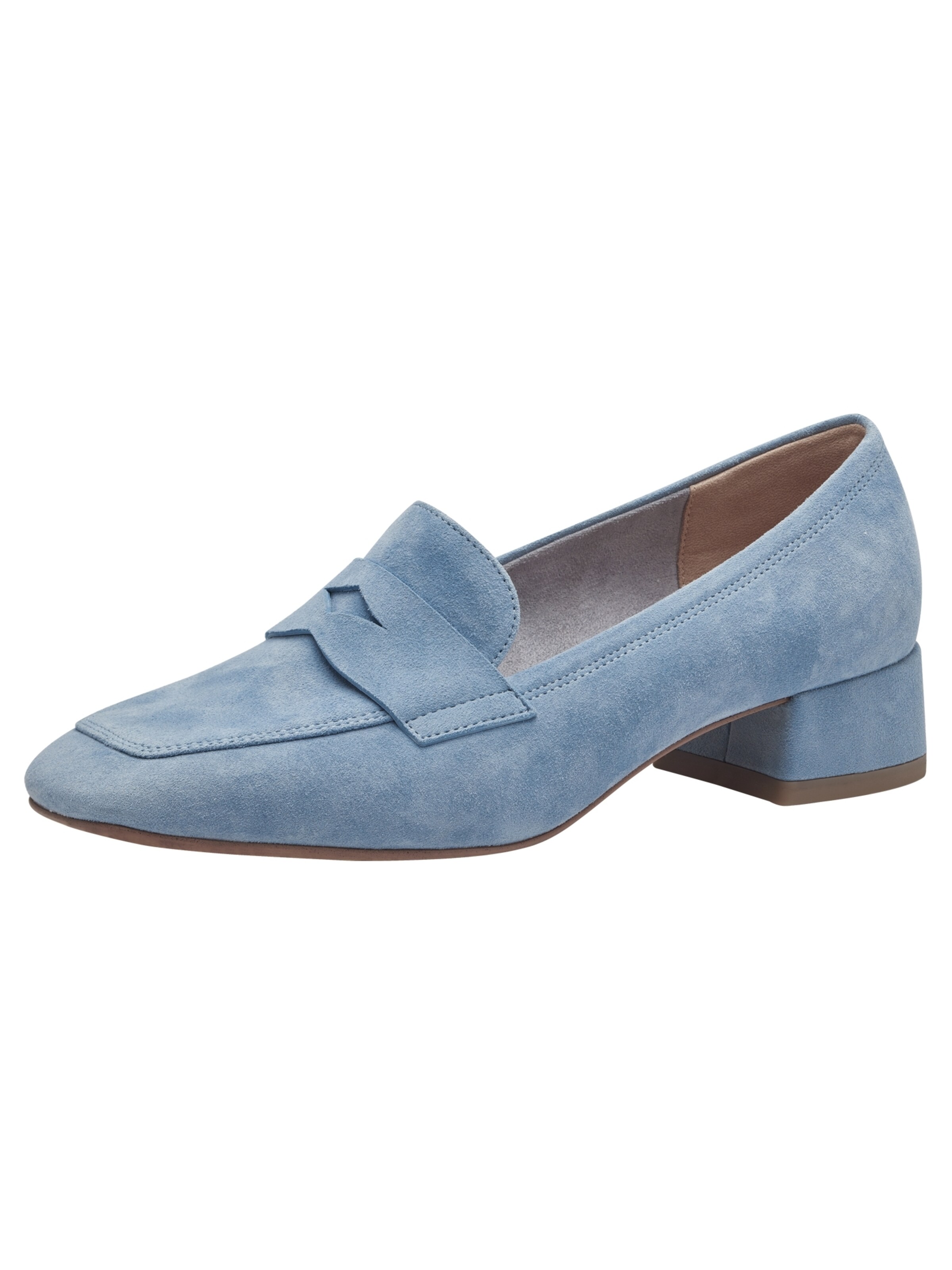 Tamaris Instappers in Blauw: voorkant