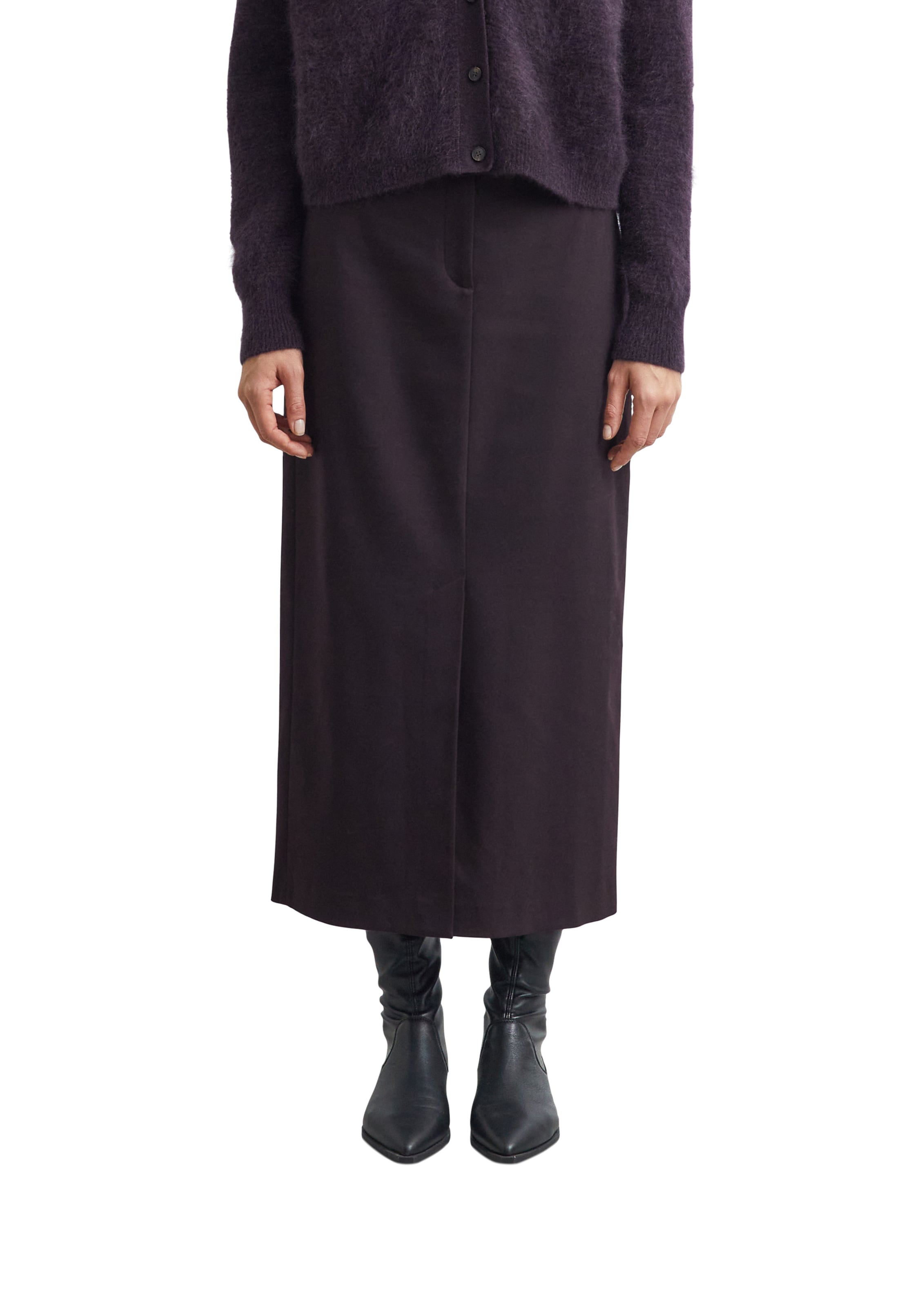 COMMA Skirt in Purple: front
