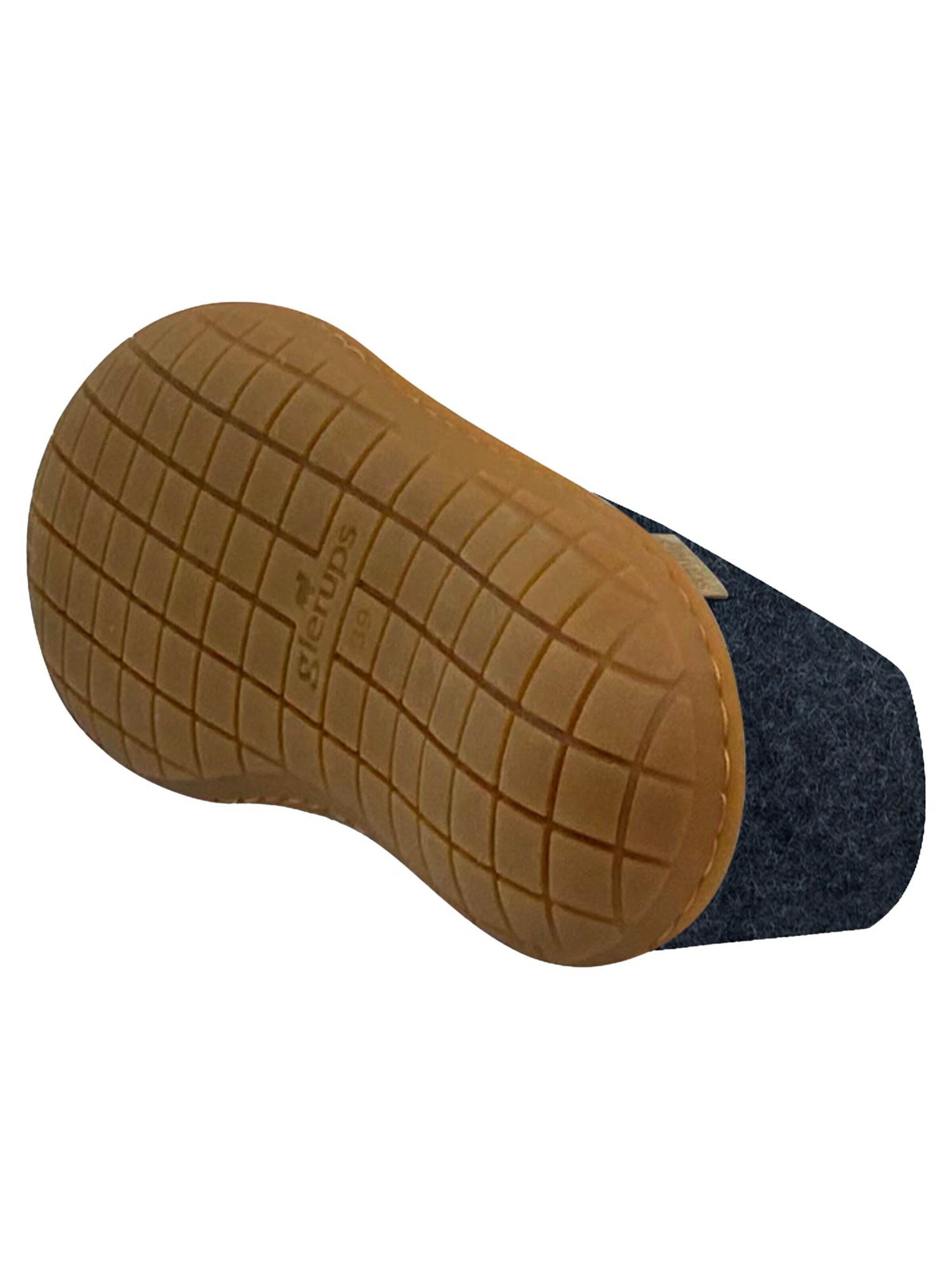 Glerups Slippers 'Kautschuksohle' in Blue