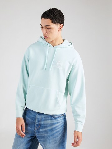 LEVI'S ® - Regular Fit Sweatshirt 'Relaxed Graphic Hoodie' em azul