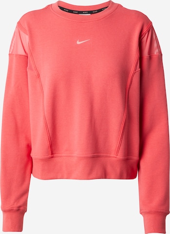 NIKE Sportief sweatshirt in Rood: voorkant