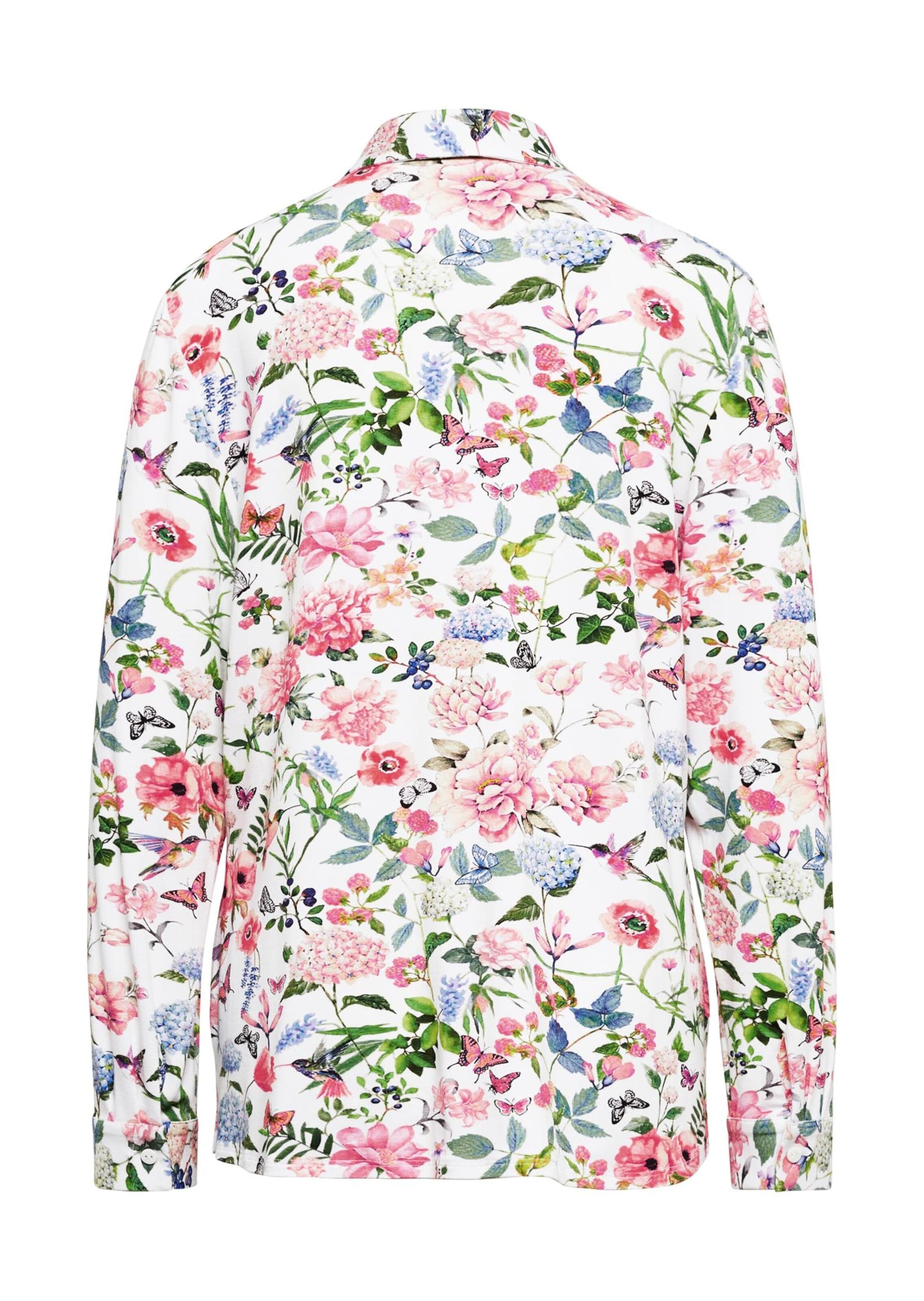 Goldner Bluse in Weiß