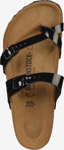 BIRKENSTOCK T-bar sandals 'Mayari' in Black
