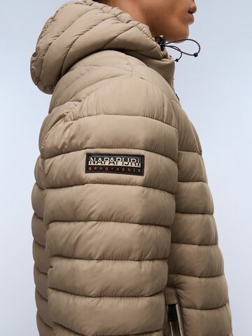 NAPAPIJRI Přechodná bunda 'A-Lapaz' – béžová: přední strana