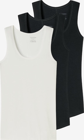 SCHIESSER Undershirt 'Personal Fit' in Black: front