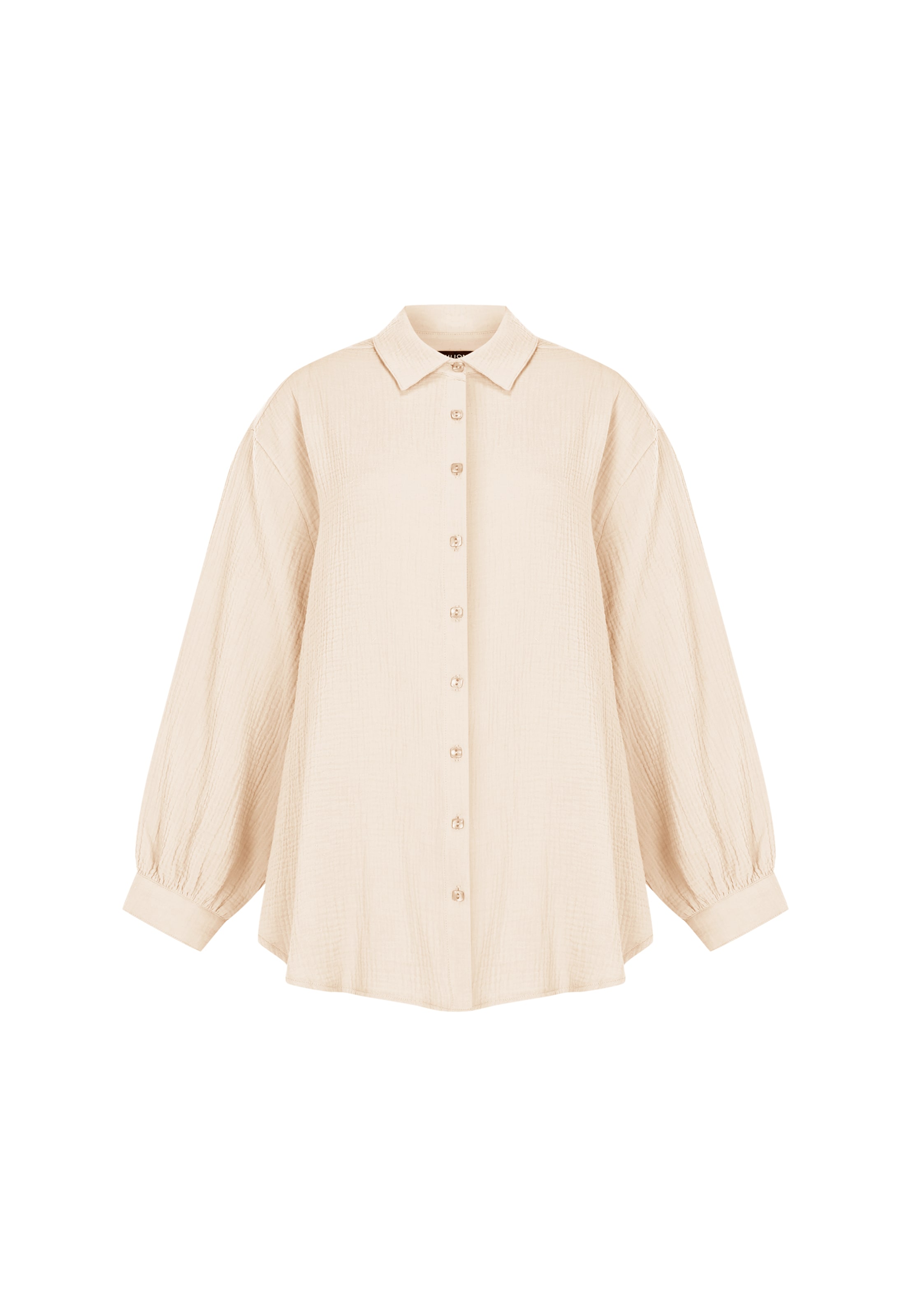 FRESHLIONS Regular fit Blouse 'Honari' in Beige: front