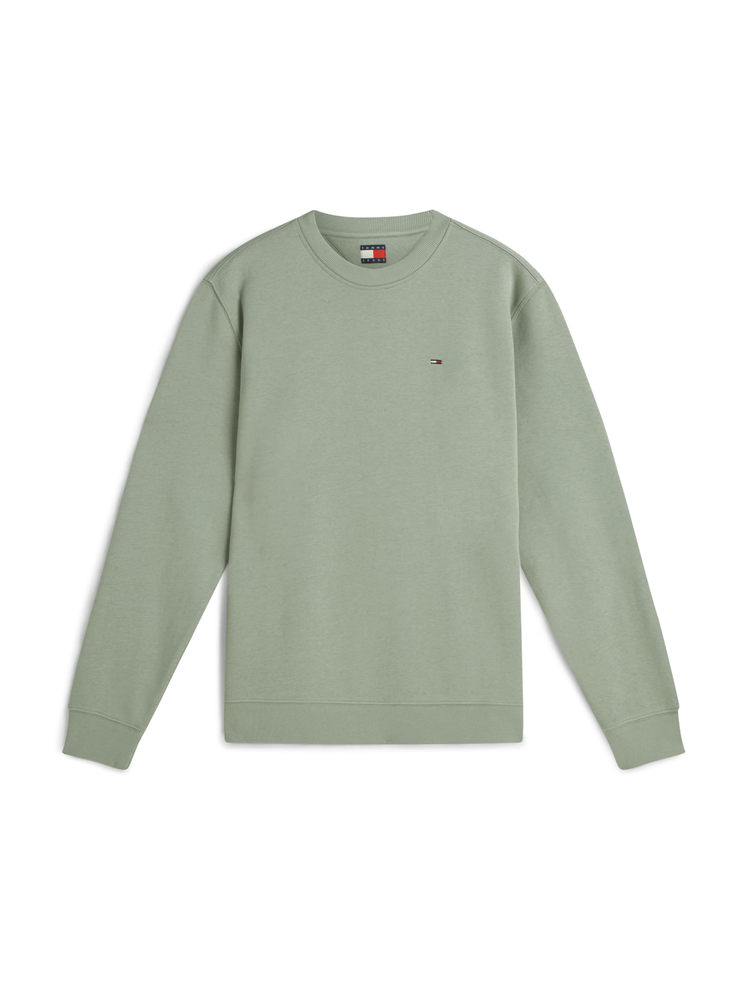 Tommy Jeans Collegepaita värissä vihreä: etupuoli