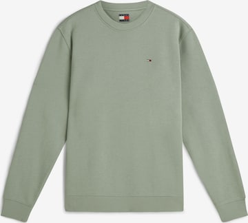 Tommy JeansSweater majica - zelena boja: prednji dio
