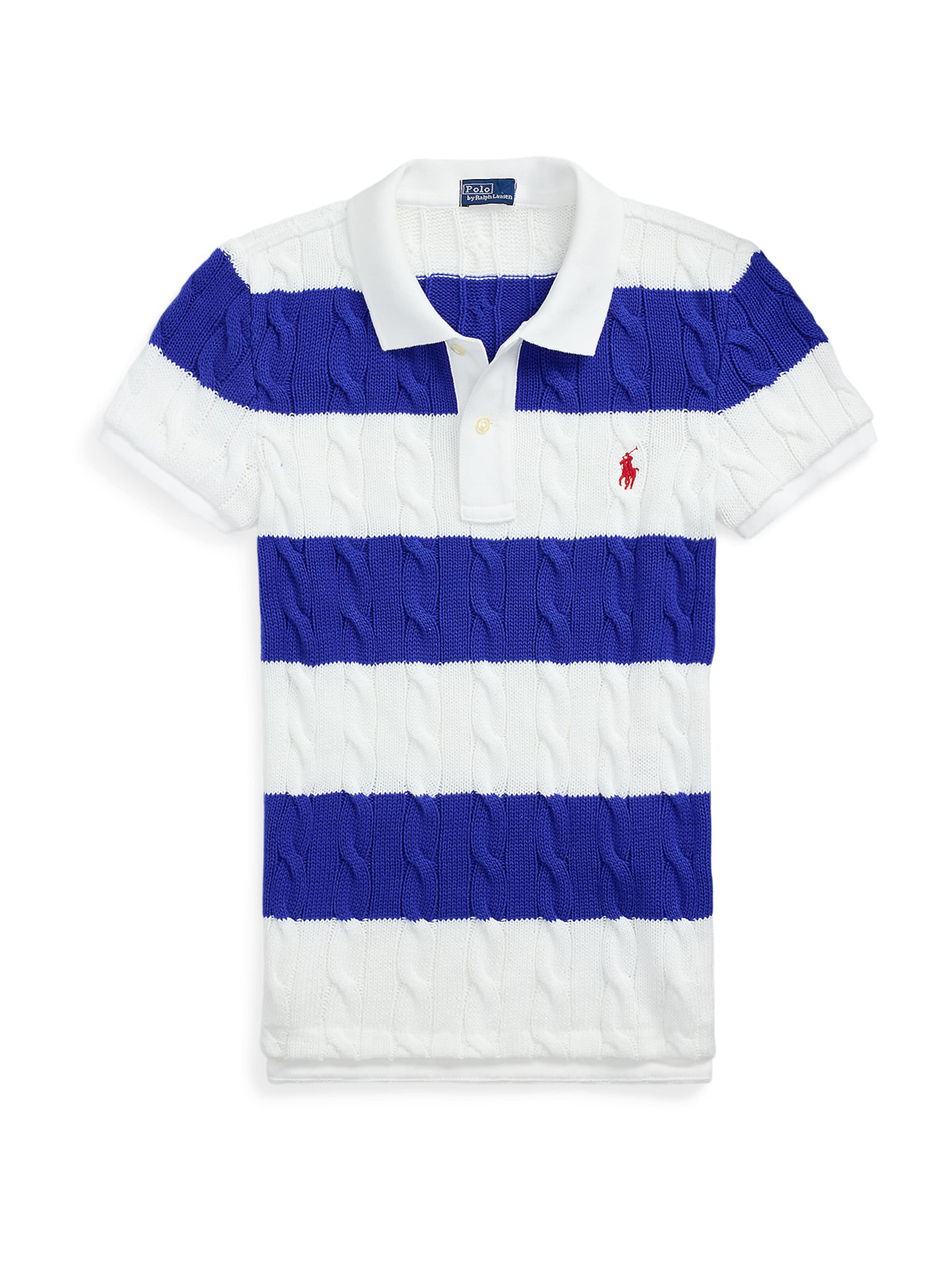 T-shirt Polo Ralph Lauren en blanc : devant
